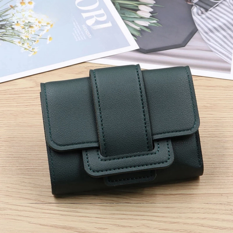 Product image KAHASIL - Dompet Lipat Wanita Mini Kecil Kulit PU Leather KHDP48 all variant MERAH